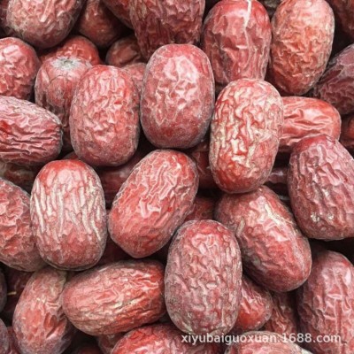 新货大颗粒新疆灰枣没洗没加工原生态带土的灰枣500g袋装批发图5