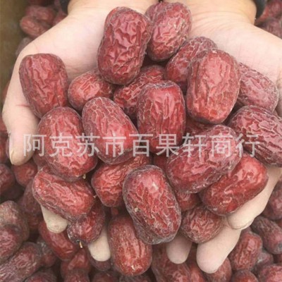 新货大颗粒新疆灰枣没洗没加工原生态带土的灰枣500g袋装批发图4