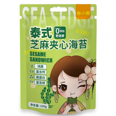 泰小雅泰式芝麻夹心海苔100g/袋图4