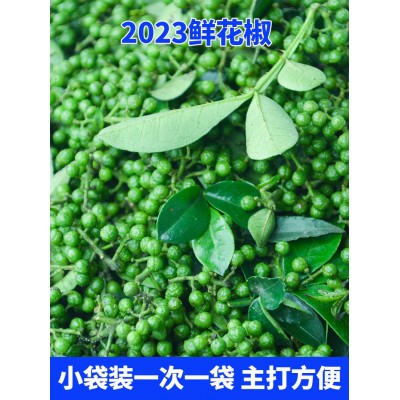 四川特产新鲜青花椒食用特麻重庆江津九叶青藤椒120g麻椒调味品图3