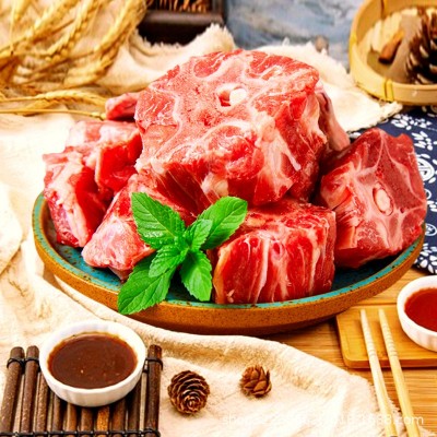 清真内蒙全肉山羊脊骨 新鲜带肉羊蝎子羊骨头羊脊梁骨火锅食材图2
