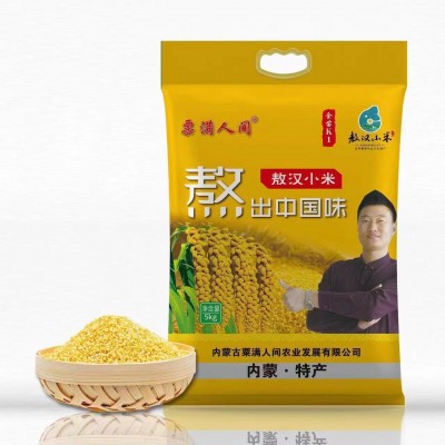 赤峰敖汉小米k1 50斤装内蒙古黄小米粘糯香醇图4