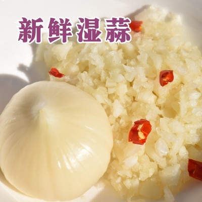 云南大理紫皮独头蒜新鲜辣湿蒜头瓣蒜农家种植2022新蒜1斤干包邮图3