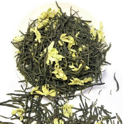 2024年广西横县产地直批 散装茶叶批发 炒花黑美人茉莉花茶原产地图2