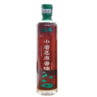 李磨油工厂直供批发销售420ml黑芝麻香油食用油芝麻油家用香油图5