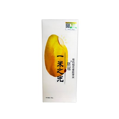有机稻花香胚芽米东北大米宝宝粥米真空包装500g/盒图3