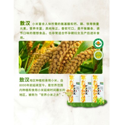 有机黄小米内蒙古敖汉旗产区优质黄小米500g/盒图2