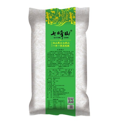 七峰山新寒地东北大米珍珠米编织袋包装25kg 厂家批发图2