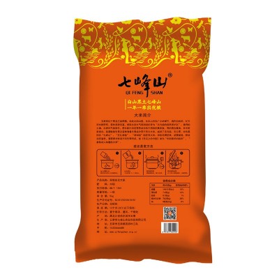 七峰山新寒地东北大米珍珠米编织袋包装25kg 厂家批发图3