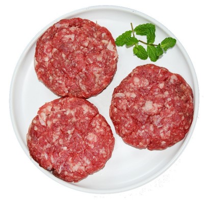 罗克威登牛肉饼汉堡肉饼早餐半成品手拍牛肉饼预制菜空气炸锅食材图5
