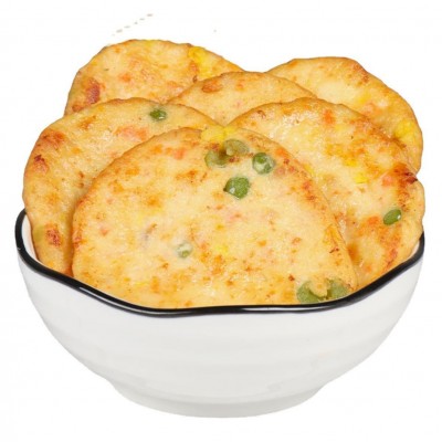 蔬菜鸡肉饼田园汉堡肉饼油炸鸡排早餐煎饼手抓饼半成品批发商用图5