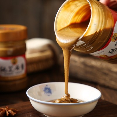 厂家供应350ml纯芝麻酱 凉皮凉面调味酱 家用商用火锅蘸料酱图5