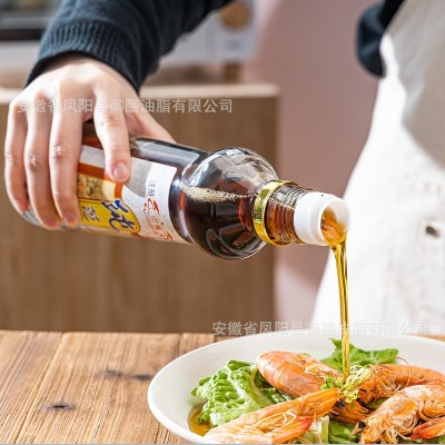 香油御膳牌纯芝麻油450ml买4瓶送礼盒麻油初榨香油批发图2