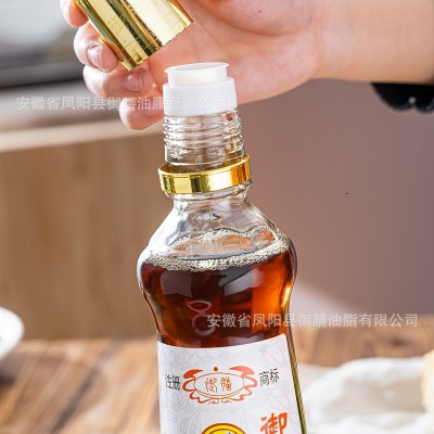 香油御膳牌纯芝麻油450ml买4瓶送礼盒麻油初榨香油批发图5