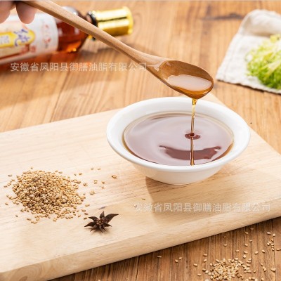 香油御膳牌纯芝麻油450ml买4瓶送礼盒麻油初榨香油批发图4