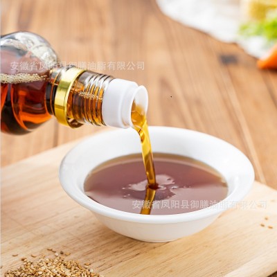 香油御膳牌纯芝麻油450ml买4瓶送礼盒麻油初榨香油批发图3