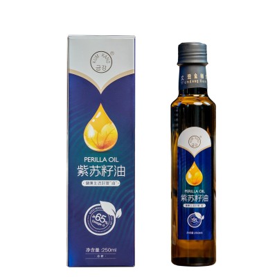 【工厂直供】KUM KANG/金刚250ml玻璃瓶装冷榨紫苏籽油图5