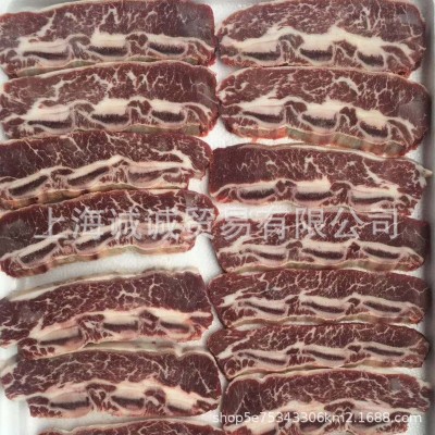 澳洲进口谷饲三骨牛仔骨 带骨牛小排 雪花牛肉 牛肋排 量大价优图4
