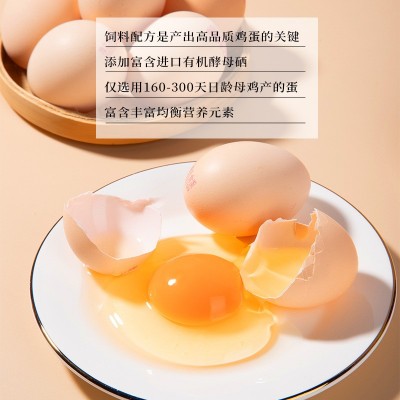 可生食无抗富硒 叶黄素土鸡蛋虫草蛋新鲜鸡蛋流心温泉蛋40枚批发图2