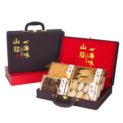 鲍鱼山珍海味礼盒山珍菌菇礼盒海鲜大礼包过年送礼走亲戚年 货礼品图5