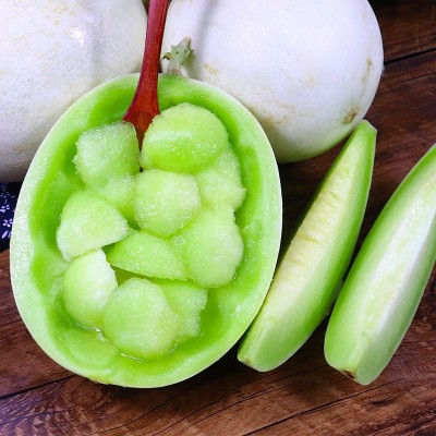 玉菇甜瓜新鲜水果 一件代发 当季正宗头茬冰淇淋蜜瓜香瓜整箱密瓜图2