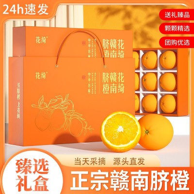 【精美礼盒】正宗赣南脐橙15枚精选大果臻选手提礼盒产地直发送礼