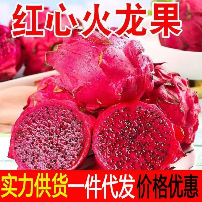 云南金都一号红心火龙果新鲜水果非越南广西红心大果整箱5斤包邮6图2