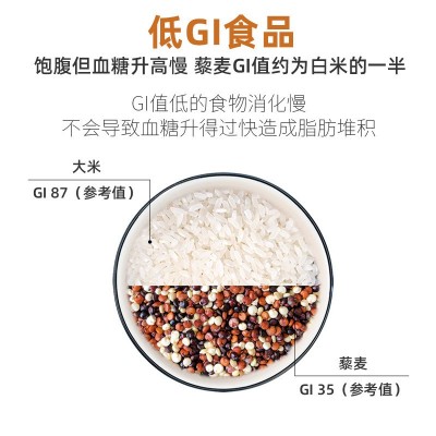 野森林五谷杂粮三色藜麦1000g真空饱腹健康图4