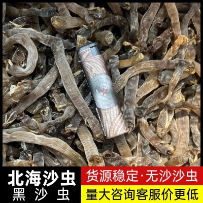 【源头工厂】北海沙虫干大灰沙虫干大黑沙虫干海肠子海鲜干货批发图4