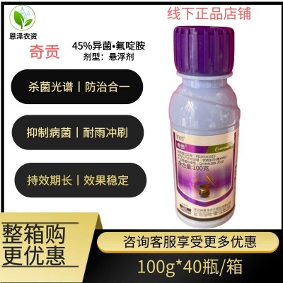 诺普信 奇贡 45%异菌·氟啶胺 西红柿番茄灰霉病农药杀菌剂100克图2