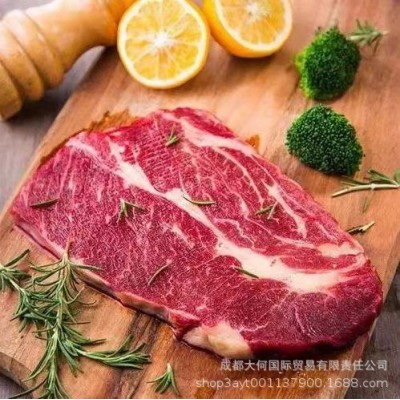 牛上脑巴西新鲜冷冻精修牛瘦肉牛吊龙烧烤凉拌牛汉堡饼牛肉串385图2