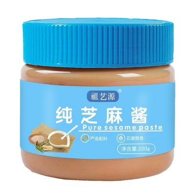 芝麻酱石磨工艺火锅蘸料用二八酱热干面拌面酱批发拌凉菜纯芝麻酱图5