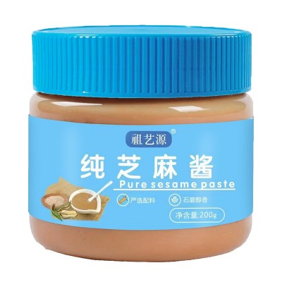 芝麻酱石磨工艺火锅蘸料用二八酱热干面拌面酱批发拌凉菜纯芝麻酱图4
