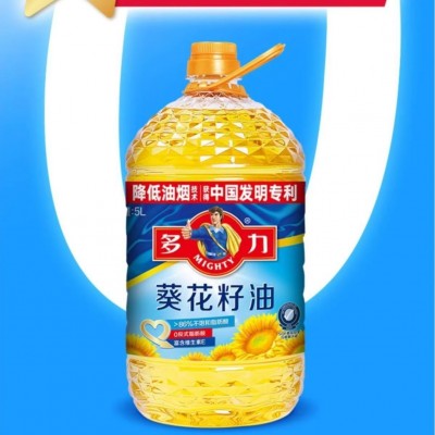 【多力严选】经典葵花籽油5.238L 大桶家用食用油 低油烟营养丰富图3