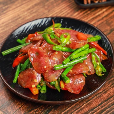 厂家批发广式腊肠真空包装农家自制饭店煲仔饭用广东风味猪肉腊肠图3