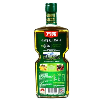 万弗藤椒油500ml特香特麻 麻油米线专用正宗青麻椒拌汁家用花椒油图2