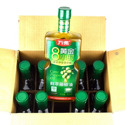 万弗藤椒油500ml特香特麻 麻油米线专用正宗青麻椒拌汁家用花椒油图3