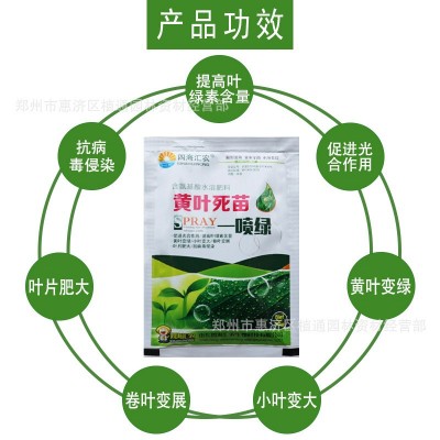 黄叶一喷绿叶面肥料绿叶先锋氨基酸水溶肥提高绿叶素黄叶卷叶绿素图2