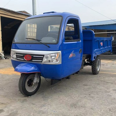 偏置三轮车农用柴油液压自卸翻斗三轮车 建筑工程三轮车图3
