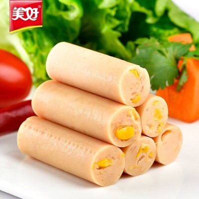 美好甜玉米火腿肠休闲零食泡方便面批发即食方便速食香肠火腿肠图3