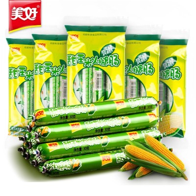美好甜玉米火腿肠休闲零食泡方便面批发即食方便速食香肠火腿肠