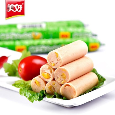 美好甜玉米火腿肠休闲零食泡方便面批发即食方便速食香肠火腿肠图4