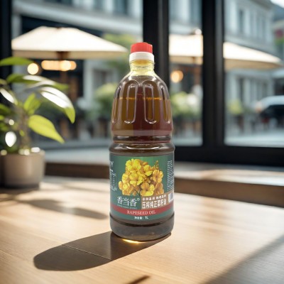 工厂直发 香当香1L纯正菜籽油物理压榨 批发非转基因煎炸王图3