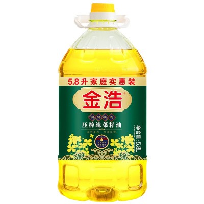 金浩压榨纯菜籽油5.8L图4