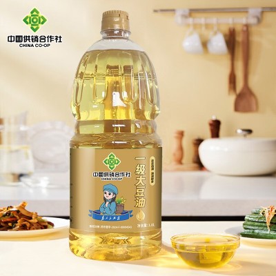 苏油坊&供销社一级大豆油桶装1.8L 精选大豆 非转基因营养图4