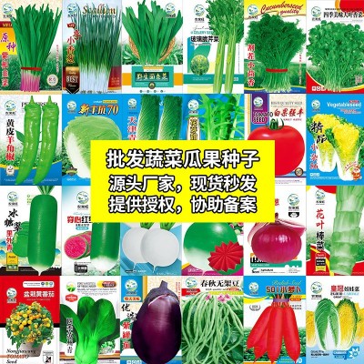 批发四季春夏秋季蔬菜种子瓜果种籽阳台盆栽农田菜园蔬菜种子大全