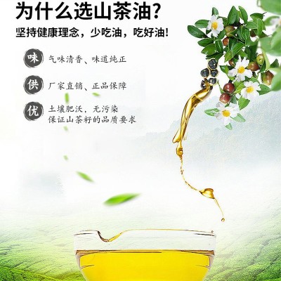 山茶油纯正野山茶籽油国标一级江西山茶子食用油厂家直销 价格便宜图2