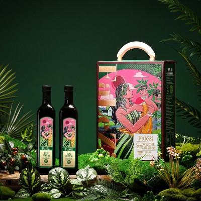 法乐兹橄榄油礼盒500ml*2初榨橄榄油食用油端午节送礼送长辈