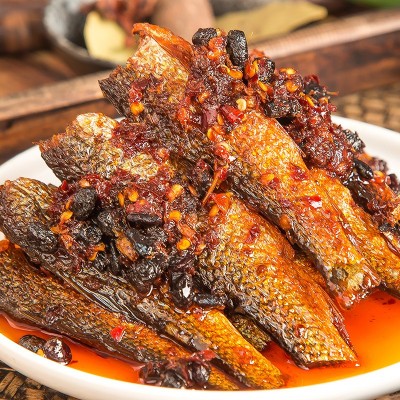 湖南特产非遗湘味鱼香辣手撕鱼休闲小零食即食鱼干火培鱼罐装批发图3
