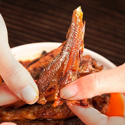 湖南特产非遗湘味鱼香辣手撕鱼休闲小零食即食鱼干火培鱼罐装批发图4